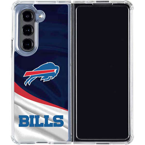 NFL Buffalo Bills Galaxy Z Fold5 5G Clear Case